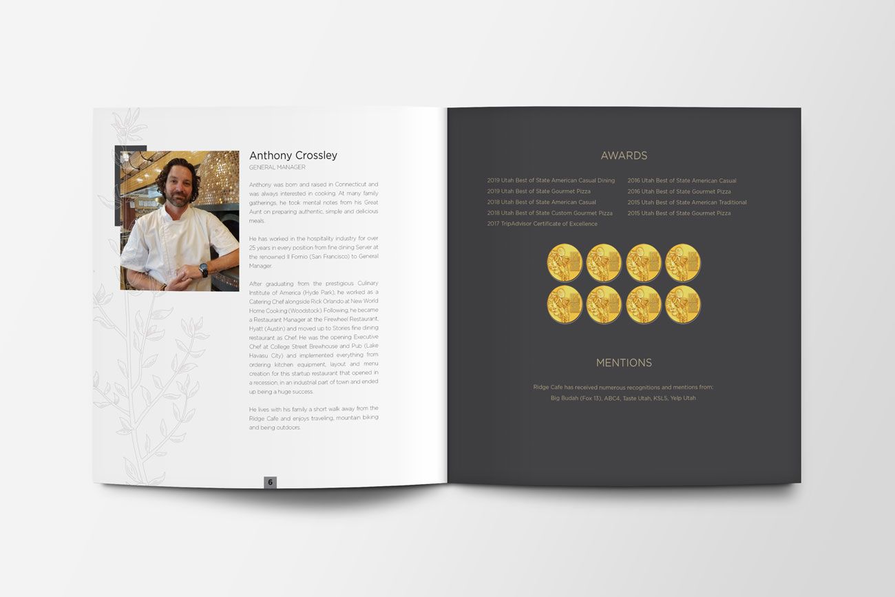 Ridge Catering Brochure